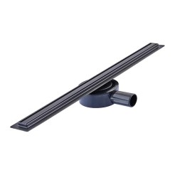 Душовий трап з нерж. сталі SUS304 Mixxus Drain-05-60-Slim Black (30x600 мм) (Чорний) (MI6169) Душовий трап з нерж. сталі SUS304 Mixxus Drain-05-60-Slim Black (30x600 мм) (Чорний) (MI6169)