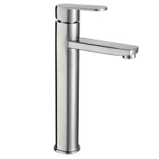 Змішувач для умивальника Mixxus AVA-001-High (нерж. сталь) (MI6175)