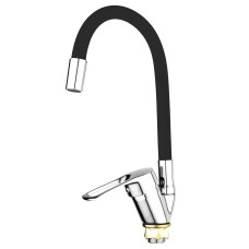 Змішувач для кухні Mixxus FANY 011 (Nut) Refl.Black (без підведення) (MI6287)