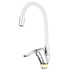 Кухонний змішувач Mixxus FANY 011 Nut Refl.White без підведення MI6289