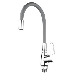 Кухонний змішувач Mixxus Elba 014 Nut Refl.Grey без підведення MI6308 Кухонний змішувач Mixxus Elba 014 Nut Refl.Grey без підведення MI6308