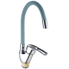 Змішувач для кухні Mixxus YUB4-181 Reflector Gray з сірим силіконовим виливом (MI6483)