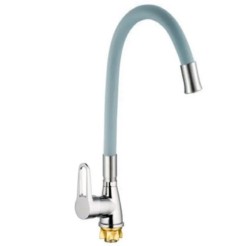 Кухонний змішувач Mixxus SOP4-045 Reflector Gray сірим силіконовим виливом MI6489 Кухонний змішувач Mixxus SOP4-045 Reflector Gray сірим силіконовим виливом MI6489