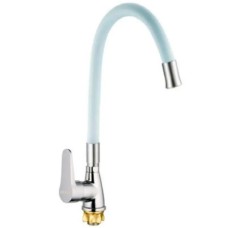 Змішувач для кухні Mixxus SOP4-146 Reflector White з білим силіконовим виливом (MI6491)