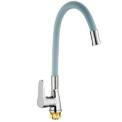 Кухонний змішувач Mixxus SOP4-146 Reflector Gray з сірим силіконовим виливом MI6492