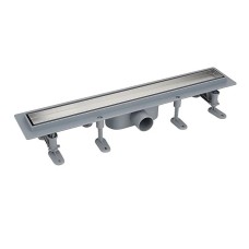 Душовий трап Mixxus DRAIN-06-40 з пластиковою основою і накладкою із нерж. сталі SUS304 70x400мм (MI6521)