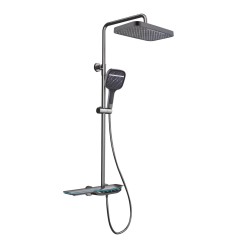 Душова колона з термостатичним змішувачем Mixxus Premium SPACE-009-J Graphite, 3 режими (MI6542) Душова колона з термостатичним змішувачем Mixxus Premium SPACE-009-J Graphite, 3 режими (MI6542)