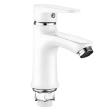 Змішувач для умивальника Mixxus Elvis 001 (NUT) WHITE (без підведення) (MI6583)