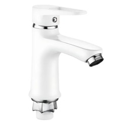 Змішувач для умивальника Mixxus Elba 001 (NUT) WHITE (без підведення) (MI6584) Змішувач для умивальника Mixxus Elba 001 (NUT) WHITE (без підведення) (MI6584)