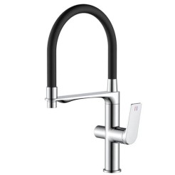 Кухонний змішувач Mixxus Premium DERBY 021 (NUT) REFL.BLACK з виходом для питної води MI6600 Кухонний змішувач Mixxus Premium DERBY 021 (NUT) REFL.BLACK з виходом для питної води MI6600