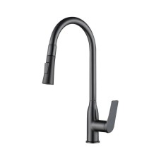 Змішувач для кухні Mixxus Premium DERBY 014 (NUT) GRAPHITE (MI6611)