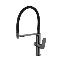 Кухонний змішувач Mixxus Premium DERBY 021 (NUT) GRAPHITE REFL.BLACK з виходом для питної води MI6612 Кухонний змішувач Mixxus Premium DERBY 021 (NUT) GRAPHITE REFL.BLACK з виходом для питної води MI6612