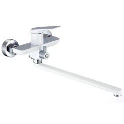 Змішувач для ванни Mixxus Premium Derby WHITE CHROME MI6614