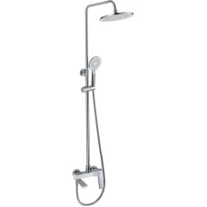 Душова колона Mixxus Premium DERBY 009-J WHITE-CHROME зі змішувачем (MI6616)