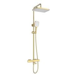 Душова колона Mixxus Premium VIRGO 009-J BRUSHED GOLD з термостатичним змішувачем,3 функції (MI6649) Душова колона Mixxus Premium VIRGO 009-J BRUSHED GOLD з термостатичним змішувачем,3 функції (MI6649)