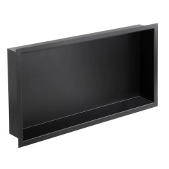 Полиця для ванної кімнати Mixxus Premium Niche-0102 Black (MI6680) Полиця для ванної кімнати Mixxus Premium Niche-0102 Black (MI6680)