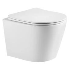 Унітаз підвісний Mixxus BEVEL-0302-R 520x360x365mm, система змиву RIMLESS (MI6709)