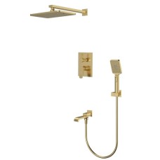 Вбудована душова система Mixxus Premium DALI 009 INNER BOX Brushed Gold (MI6767)