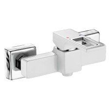 Змішувач для душової кабіни Mixxus Premium DANTE 003 White-Chrome (MI6793)