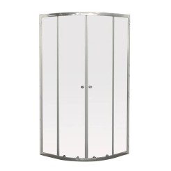 Душова кабіна без піддону Mixxus Premium DIVERSE SC01-90x90x195-TR Chrome прозоре скло 5мм (MI6859)