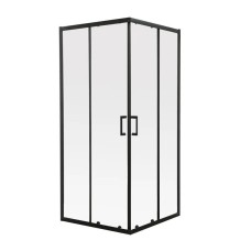 Душова кабіна без піддону Mixxus Premium DIVERSE SC02-90x90x195-TR Black прозоре скло 5мм (MI6862)