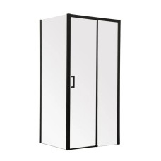 Душова кабіна без піддону Mixxus Premium DIVERSE SC03-120x80x195-TR Black прозоре скло 6мм (MI6868)