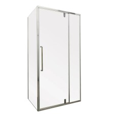 Душова кабіна без піддону Mixxus Premium BEVEL SC01-100x80x195-TR Chrome прозоре скло 6мм (MI6869)