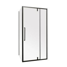 Душова кабіна без піддону Mixxus Premium BEVEL SC01-120x80x195-TR Black прозоре скло 6мм (MI6872)