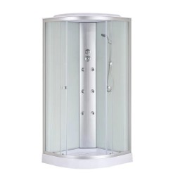 Бокс душовий з гідромасажем Mixxus STRONG SBH02-90x90x215-FB SATIN низький піддон (MI6890) Бокс душовий з гідромасажем Mixxus STRONG SBH02-90x90x215-FB SATIN низький піддон (MI6890)