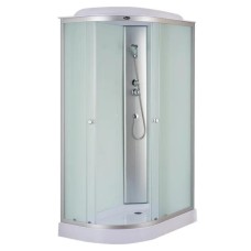 Бокс душовий без гідромасажу Mixxus WAVE SB02-120x80x215-R-FB SATIN з низьким піддоном (MI6893)