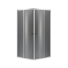 Душова кабіна без піддону Mixxus PLAIN SC01-90x90x185-GR CHROME сіре тоноване скло 4мм (MI6900)