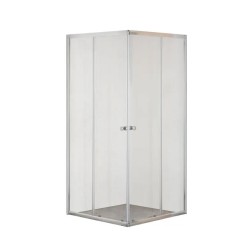 Душова кабіна без піддону Mixxus CUBIC SC01-90x90x185-TR CHROME прозоре скло 4мм (MI6906)