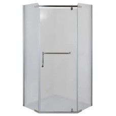 Душова кабіна з низьким піддоном Mixxus LINES SCT01-90x90x198-TR CHROME прозоре скло 6мм (MI6913)