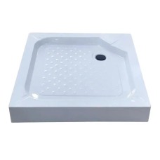 Душовий піддон з сифоном Mixxus CUBIC ST01-90x90x13 діаметр зливу 52 мм (MI6917)