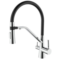 Кухонний змішувач Mixxus Premium Magnet 021 REFL.BLACK MI6973 Кухонний змішувач Mixxus Premium Magnet 021 REFL.BLACK MI6973