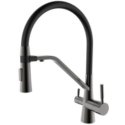 Кухонний змішувач Mixxus Premium Magnet 021 GRAPHITE REFL.BLACK MI6975 Кухонний змішувач Mixxus Premium Magnet 021 GRAPHITE REFL.BLACK MI6975