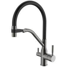 Змішувач для кухні MixxusPremium Gravity 021 GRAPHITE REFL.BLACK (MI6979)