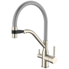 Змішувач для кухні MixxusPremium Gravity 021 SS COLOR REFL.GREY (MI6980)