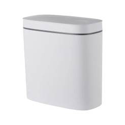 Відро для сміття сенсорне овальне Mixxus Flat-TC0109 White 9 л колір білий (MI7074) Відро для сміття сенсорне овальне Mixxus Flat-TC0109 White 9 л колір білий (MI7074)