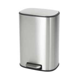 Відро для сміття з плавним закриттям овальне Mixxus Premium Diverse-TC0112 SS Color 12л колір наржавійка (MI7079)