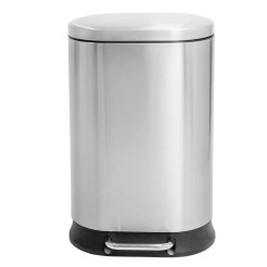 Відро для сміття з плавним закриттям овальне Mixxus Premium Strong-TC0120 SS Color 20л колір наржавійка (MI7081) Відро для сміття з плавним закриттям овальне Mixxus Premium Strong-TC0120 SS Color 20л колір наржавійка (MI7081)