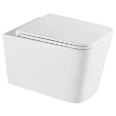 Унітаз підвісний Mixxus Premium Quadro-0302-R 530x360x365mm, система змиву Rimless (MP6454)