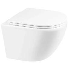 Унітаз підвісний Mixxus Premium Ellipse-0301-R 495x365x365mm, система змиву Rimless (MP6460)