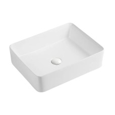 Умивальник накладний керамічний Mixxus Premium Quadro-0102 520x410x130mm (MP6488)