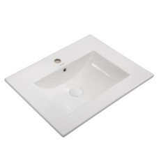 Раковина меблева Mixxus Premium CUBIC-1501 610х460х170mm з отвором під змішувач та переливом (MP6495)