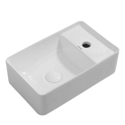 Раковина підвісна Mixxus Premium QUADRO-1201-L 430х265х135mm з отвором під змішувач та переливом (MP6505) Раковина підвісна Mixxus Premium QUADRO-1201-L 430х265х135mm з отвором під змішувач та переливом (MP6505)