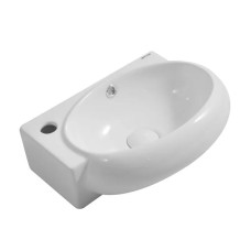 Раковина підвісна Mixxus Premium DIVERSE-1201-R 400х215х140mm з отвором під змішувач та переливом (MP6506)