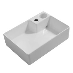 Раковина накладна Mixxus Premium STYLE-0201 520х375х140mm з донним клапаном та отвором під змішувач (MP6511) Раковина накладна Mixxus Premium STYLE-0201 520х375х140mm з донним клапаном та отвором під змішувач (MP6511)