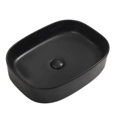 Раковина накладна Mixxus Premium BEVEL-0103 BLACK 510х370х120mm (MP6520)