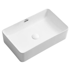 Раковина накладна Mixxus Premium QUADRO-0209 600х370х140mm з переливом (MP6522)